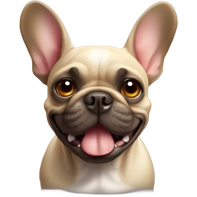 French bulldog emoji