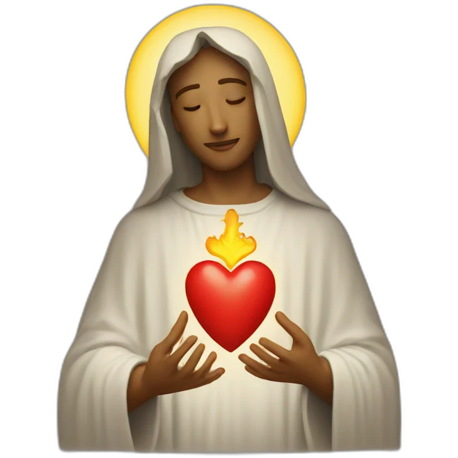 Sacred heart emoji