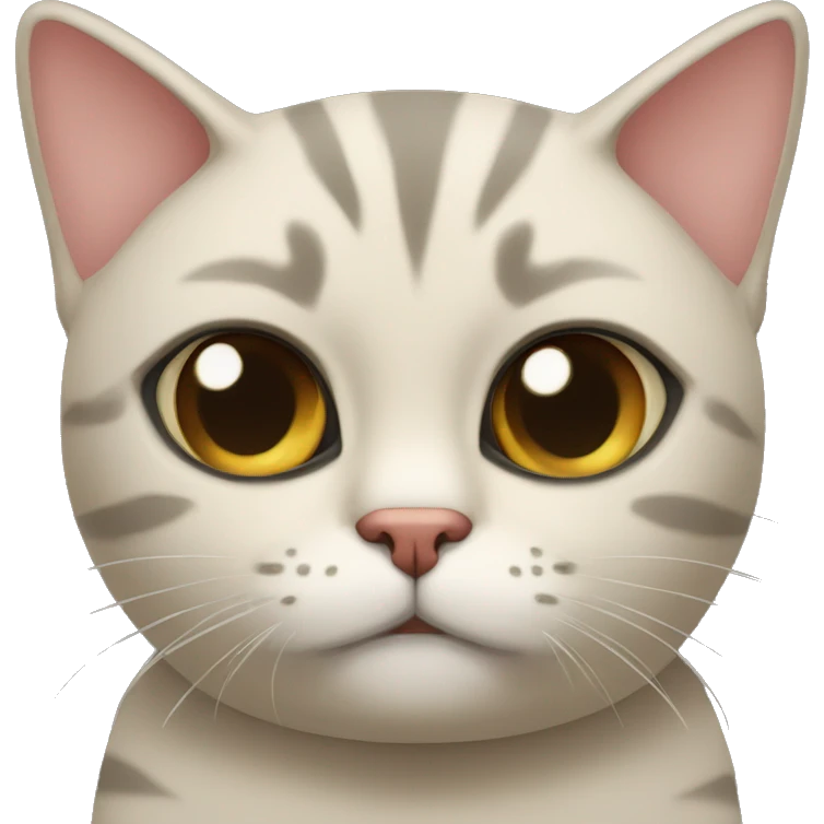 Gato con mansana emoji