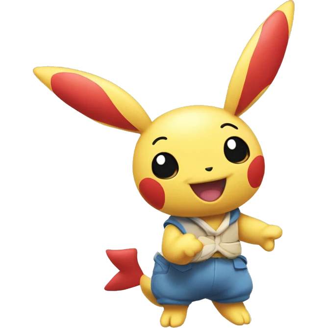 plusle segurando placa com a letra F emoji