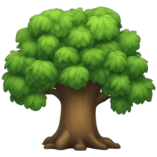 Sad tree emoji