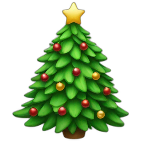 Christmas tree emoji