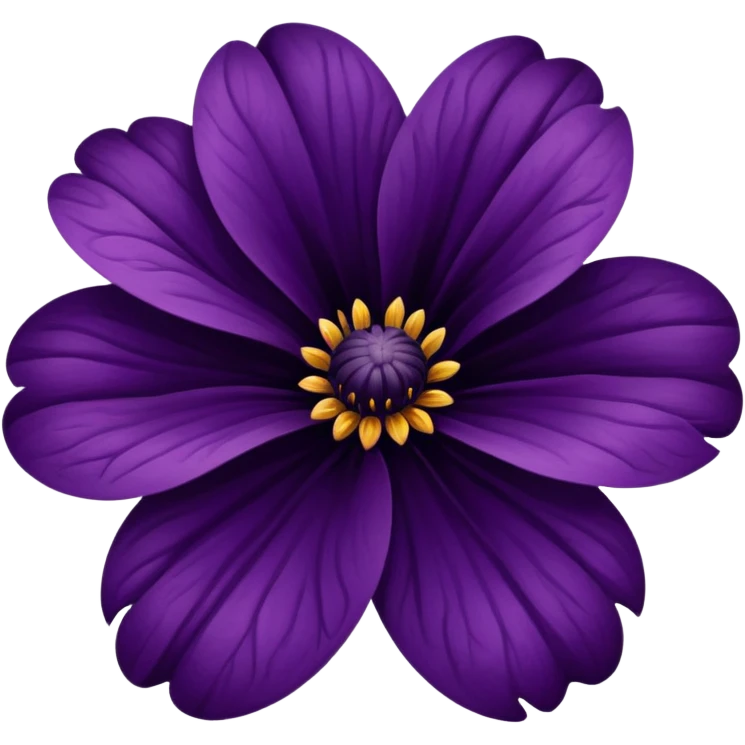 Dark purle flower
 emoji