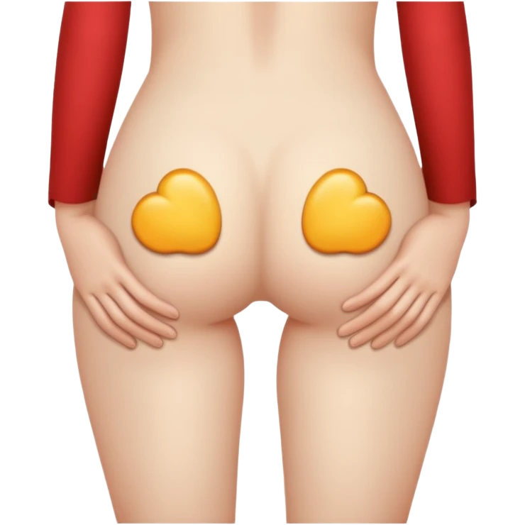 A hand on butt emoji