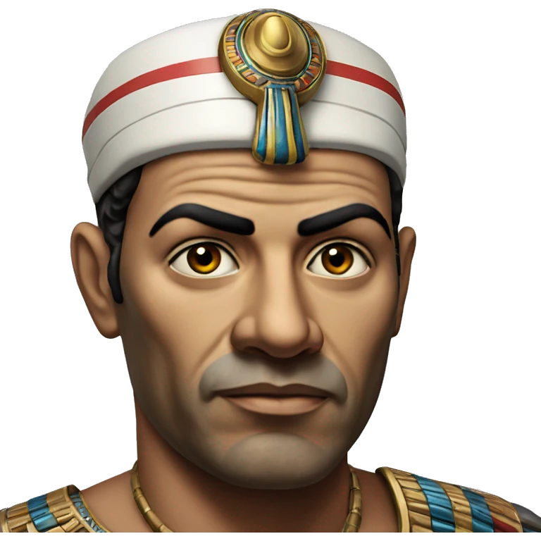 engenier 1970 photorealistic egyptian serious emoji