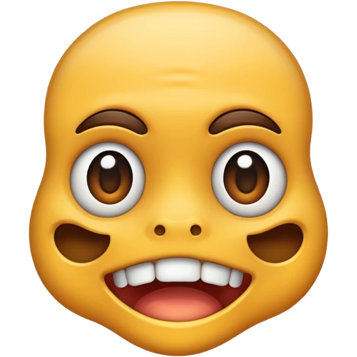 Jaw dropping emoji