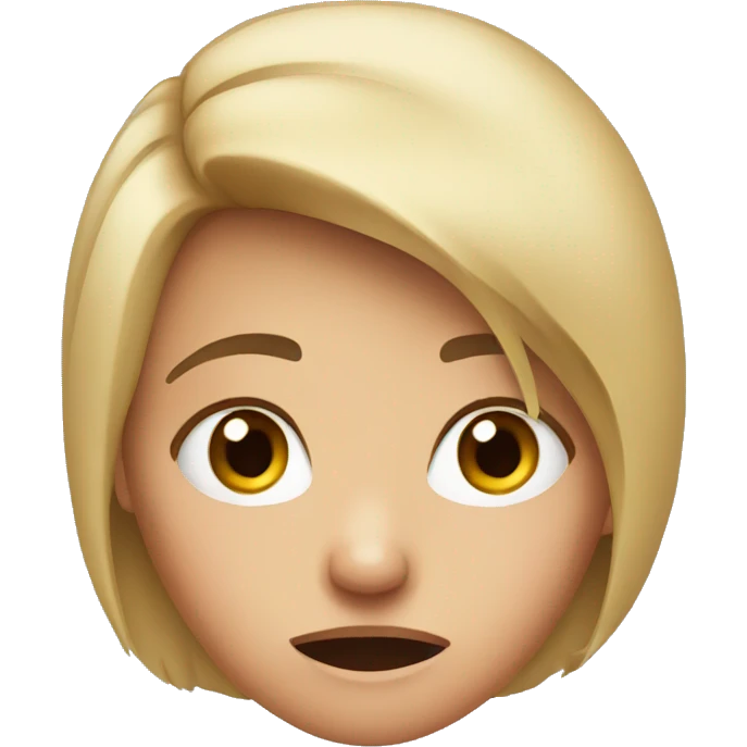 girl annoyed  emoji