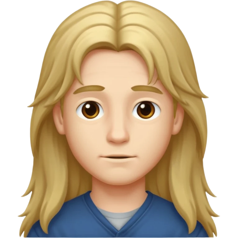 ولد عنده شعر طويل emoji