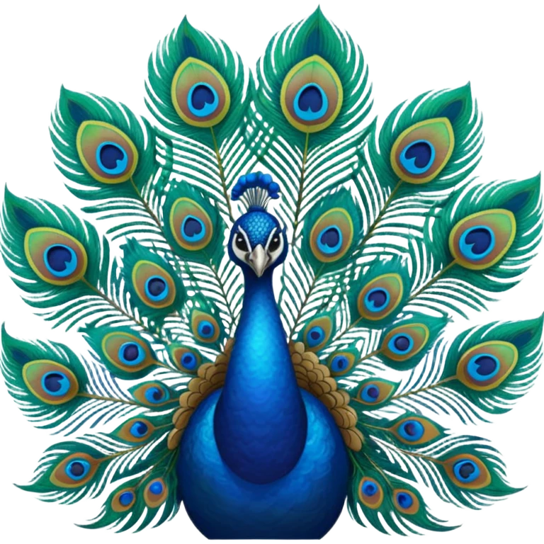 Peakcock feathers emoji