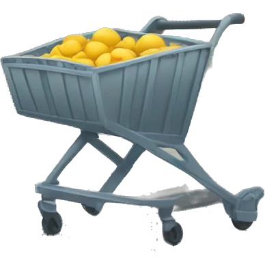 cart in the street emoji