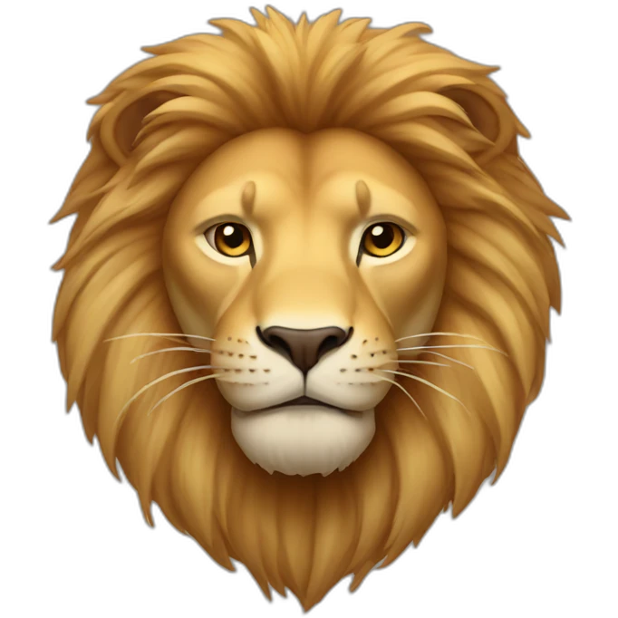 Elon Musk as a Lion emoji