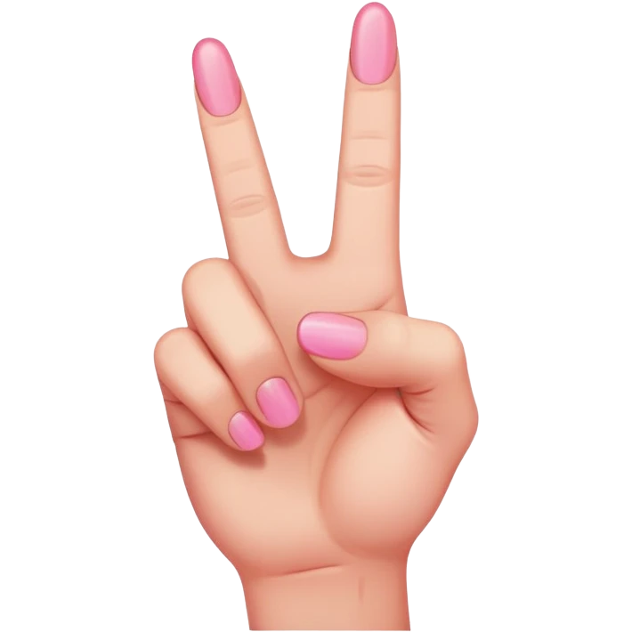 pink middle finger emoji