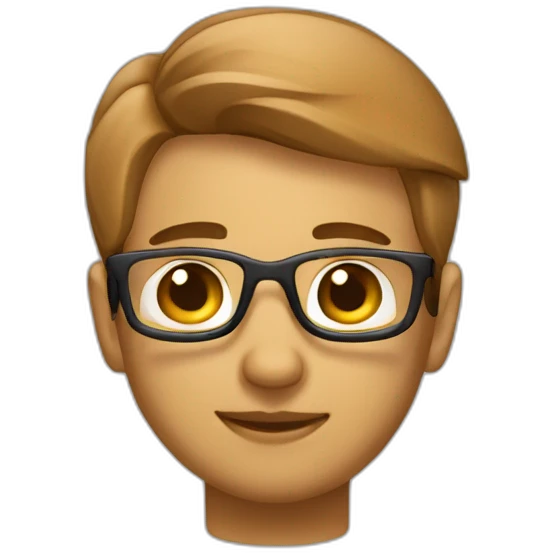 a smart light brown web developer developing website on laptop emoji