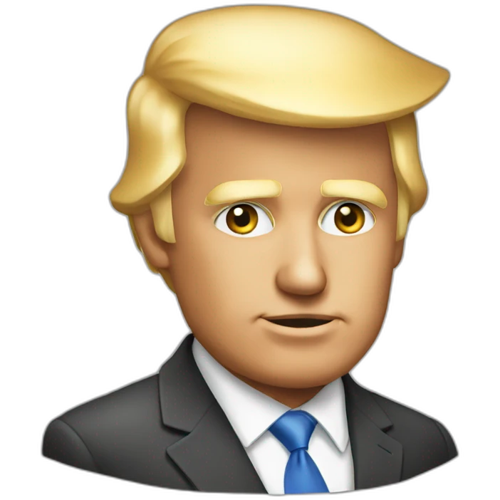 money with face of Donald Trump emoji