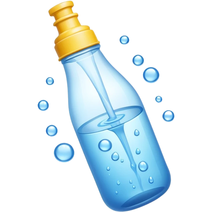 bottle spilling water emoji