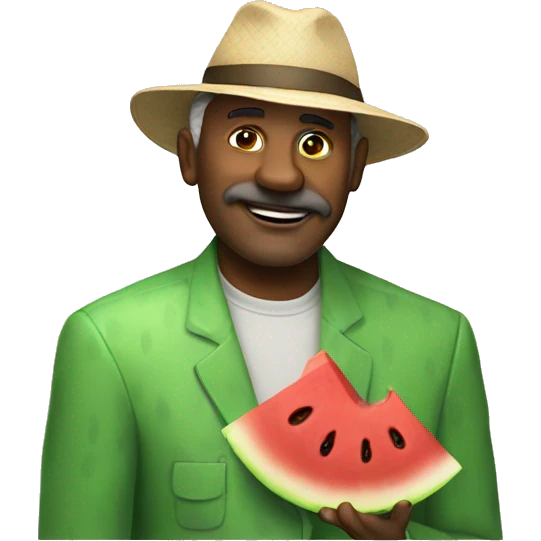 watermelon uncle emoji