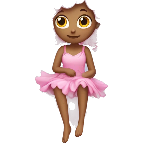 Pink fairy on a cloud emoji