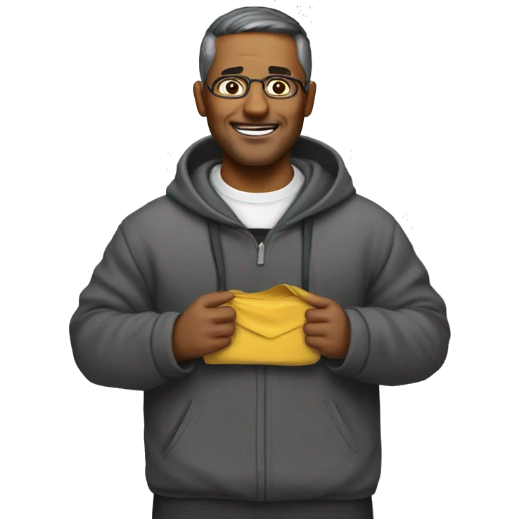 pastor alemán con una sudadera  emoji