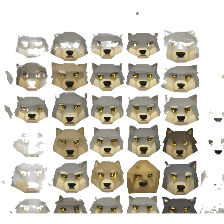 Minecraft wolves emoji