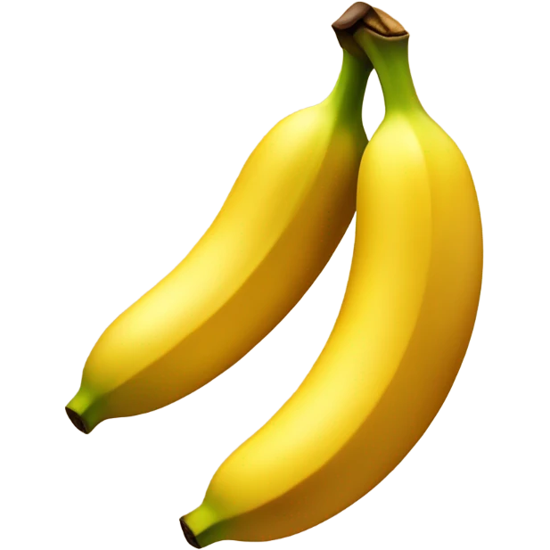 Create a golden banana emoji with rich golden tones and a subtle shimmer, giving it a premium, sophisticated look. Add a refined texture to symbolize a higher level of support and significance emoji