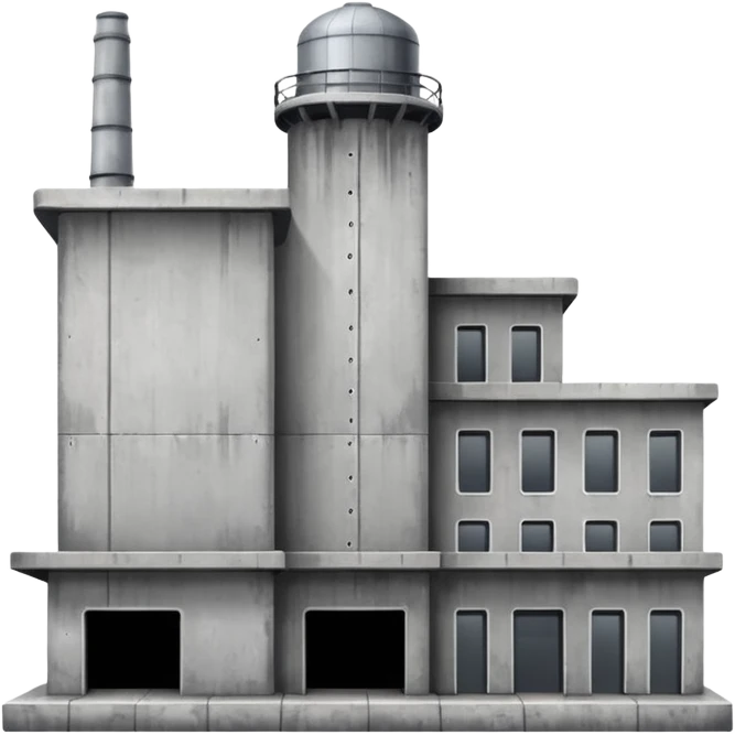 pick-up point, gray building emoji