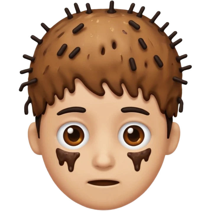 Poop on somebody’s head emoji