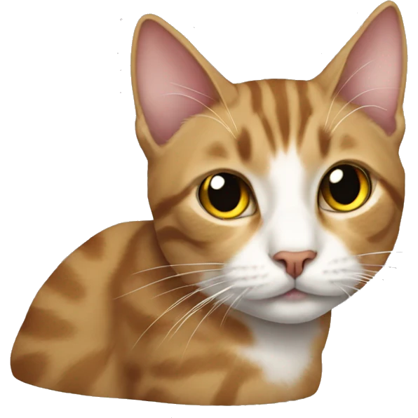 Cat with v emoji