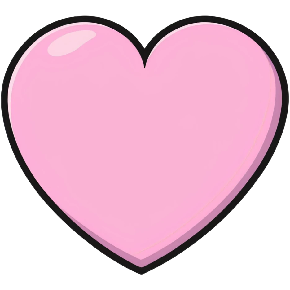 Pink heart emoji