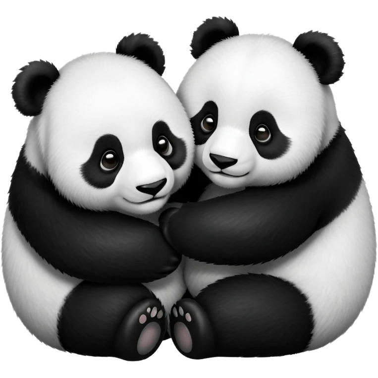 Panda love  emoji