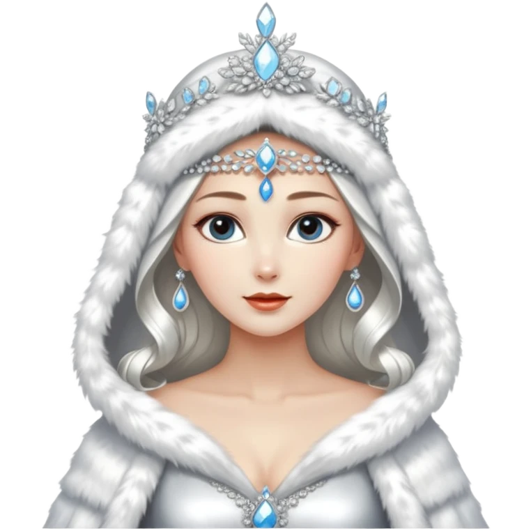 please include snow maid bbut make her glamourous she is in moscow emoji