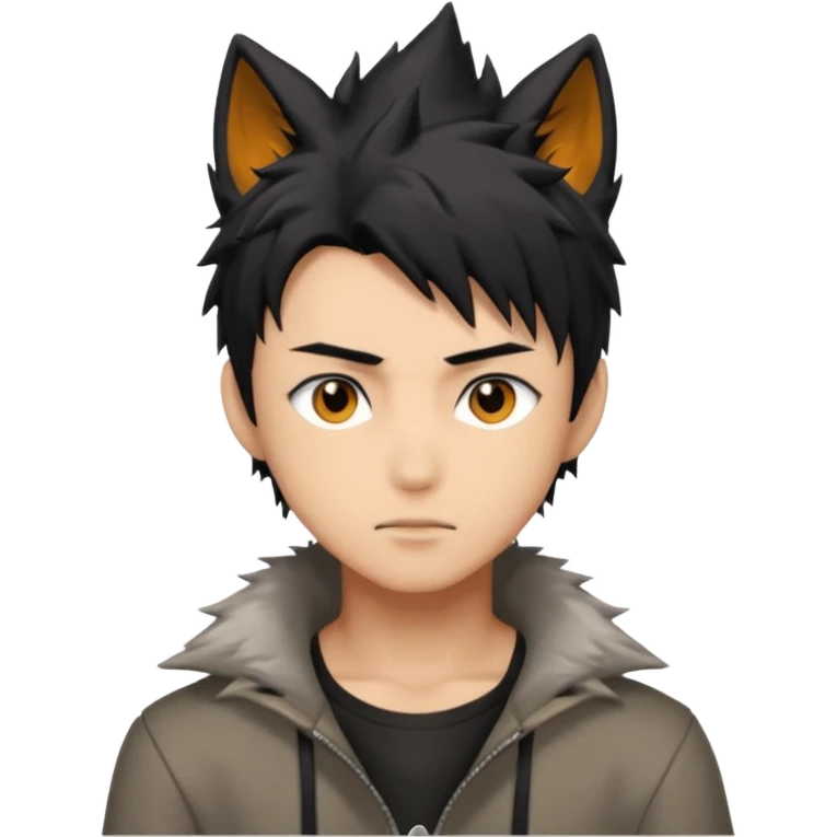 Wolf Anime Boy emoji