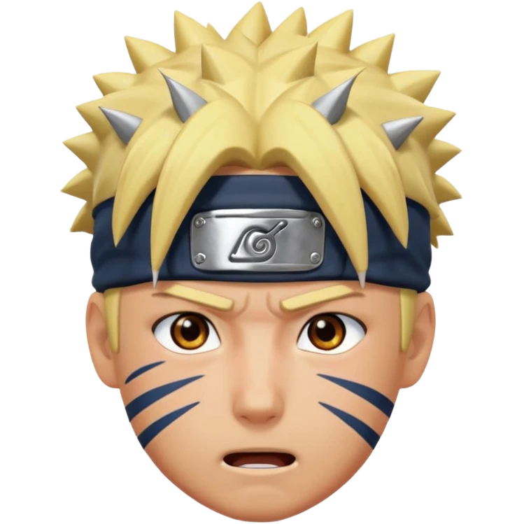 Naruto different reactions emoji