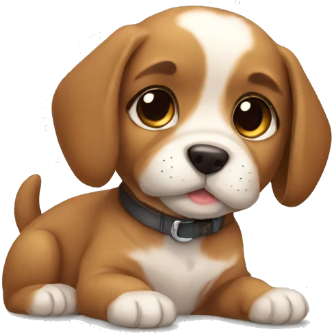 cute puppy emoji