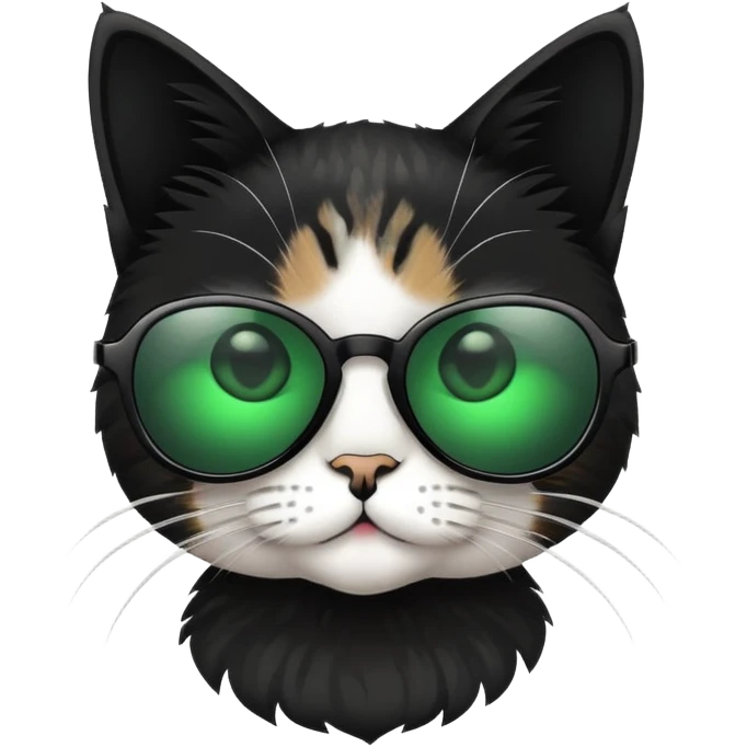 Cat wearing sunglasses emoji