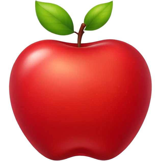 red apple emoji