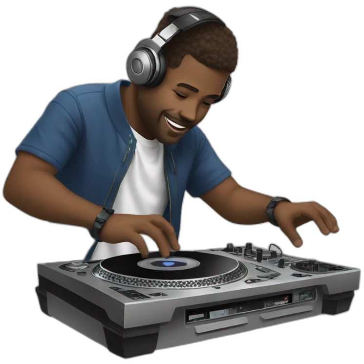 Dj man emoji
