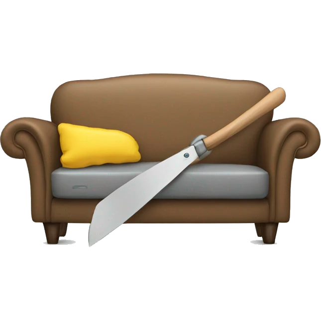 couch being cut emoji