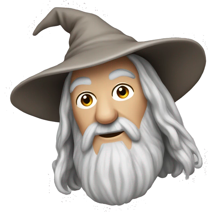 realistic Gandalf emoji