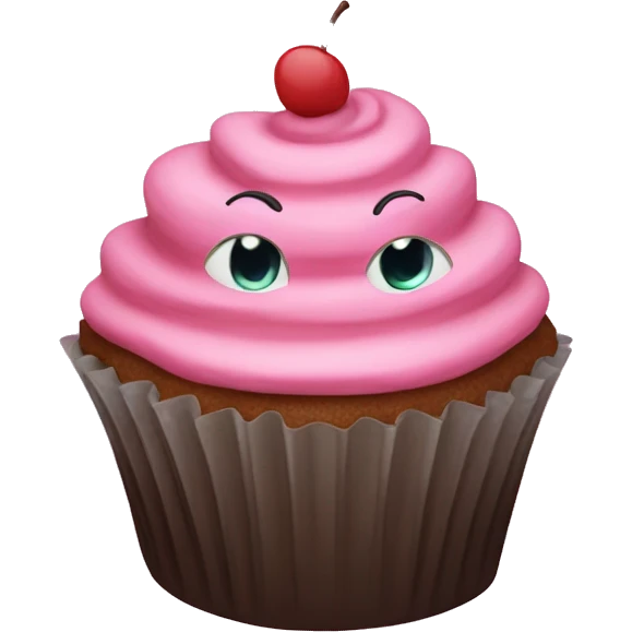 cupcake that cant stop singing emoji