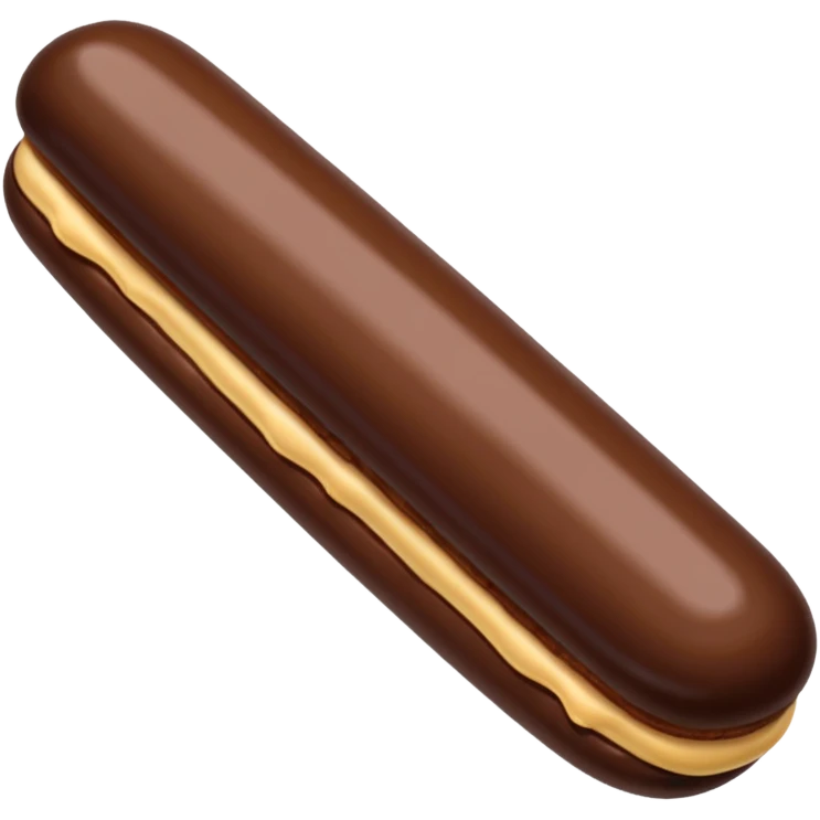 éclair au chocolat emoji