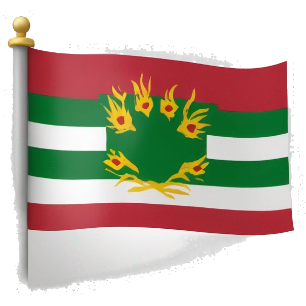 the flag of Galizien state emoji