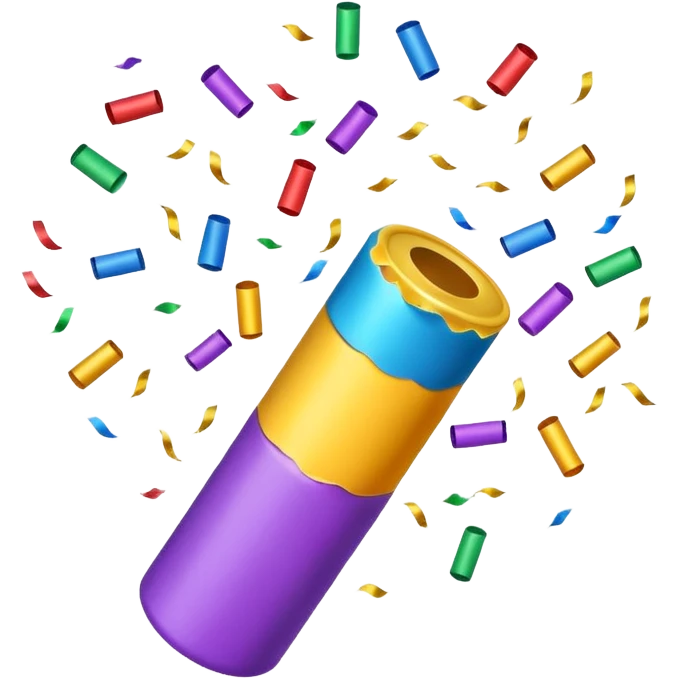 Party popper emoji
