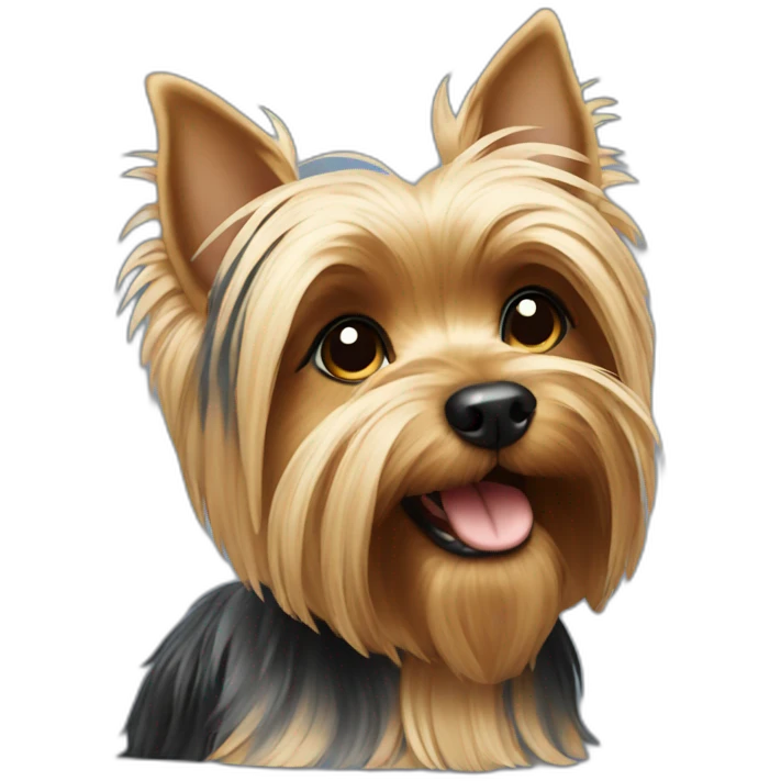 Yorkshire terrier emoji