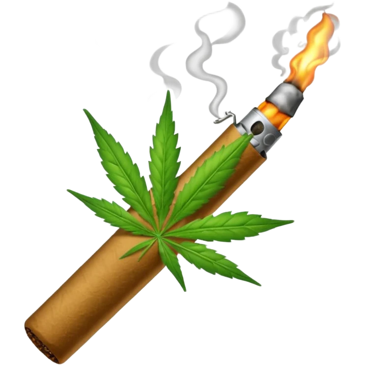 weed blunt  emoji