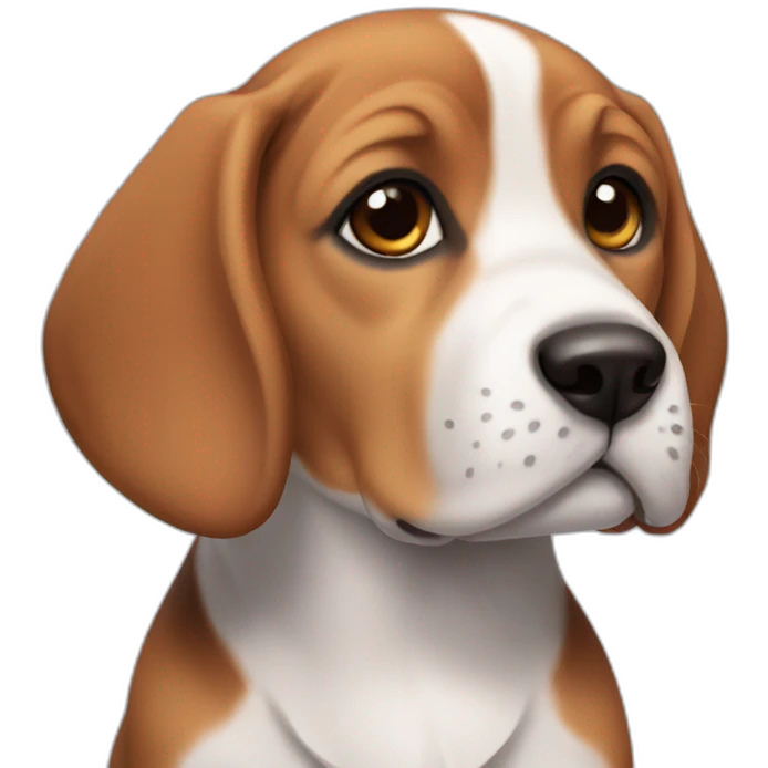 Puppy beagle emoji