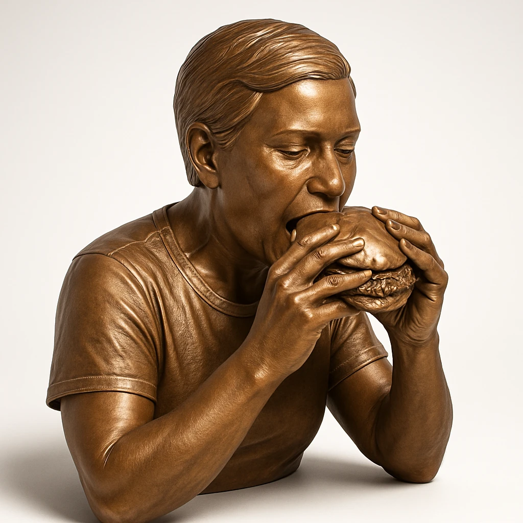person eating sloppy joe emoji