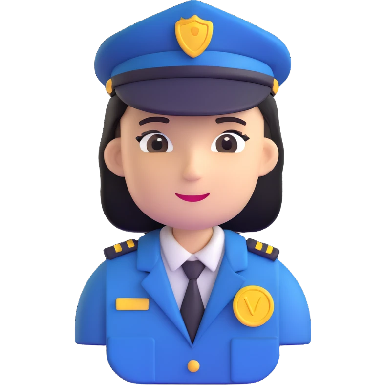 journalist with a press badge emoji