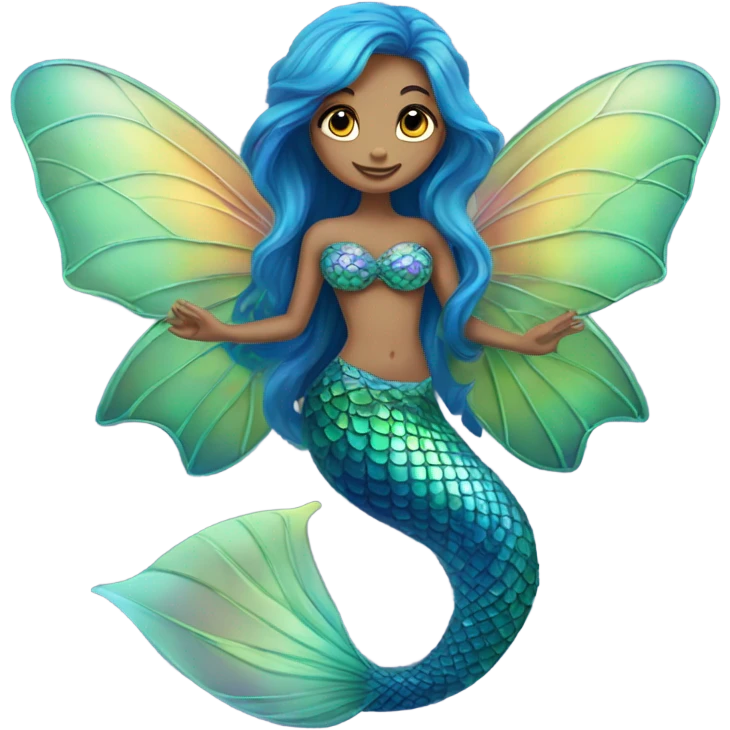 Mermaid with wings emoji