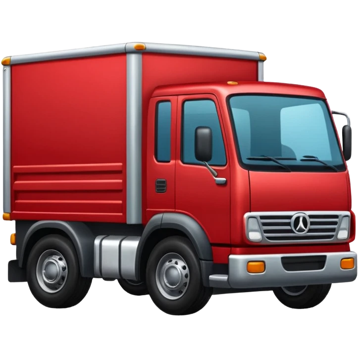 A truck going right direction emoji