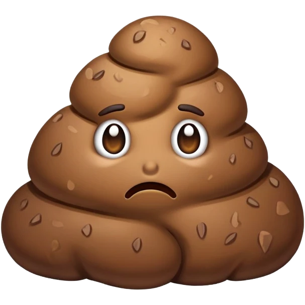 poop that is poor and sad  emoji